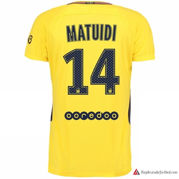 Camiseta Paris Saint Germain Segunda equipación Matuidi 2017-2018